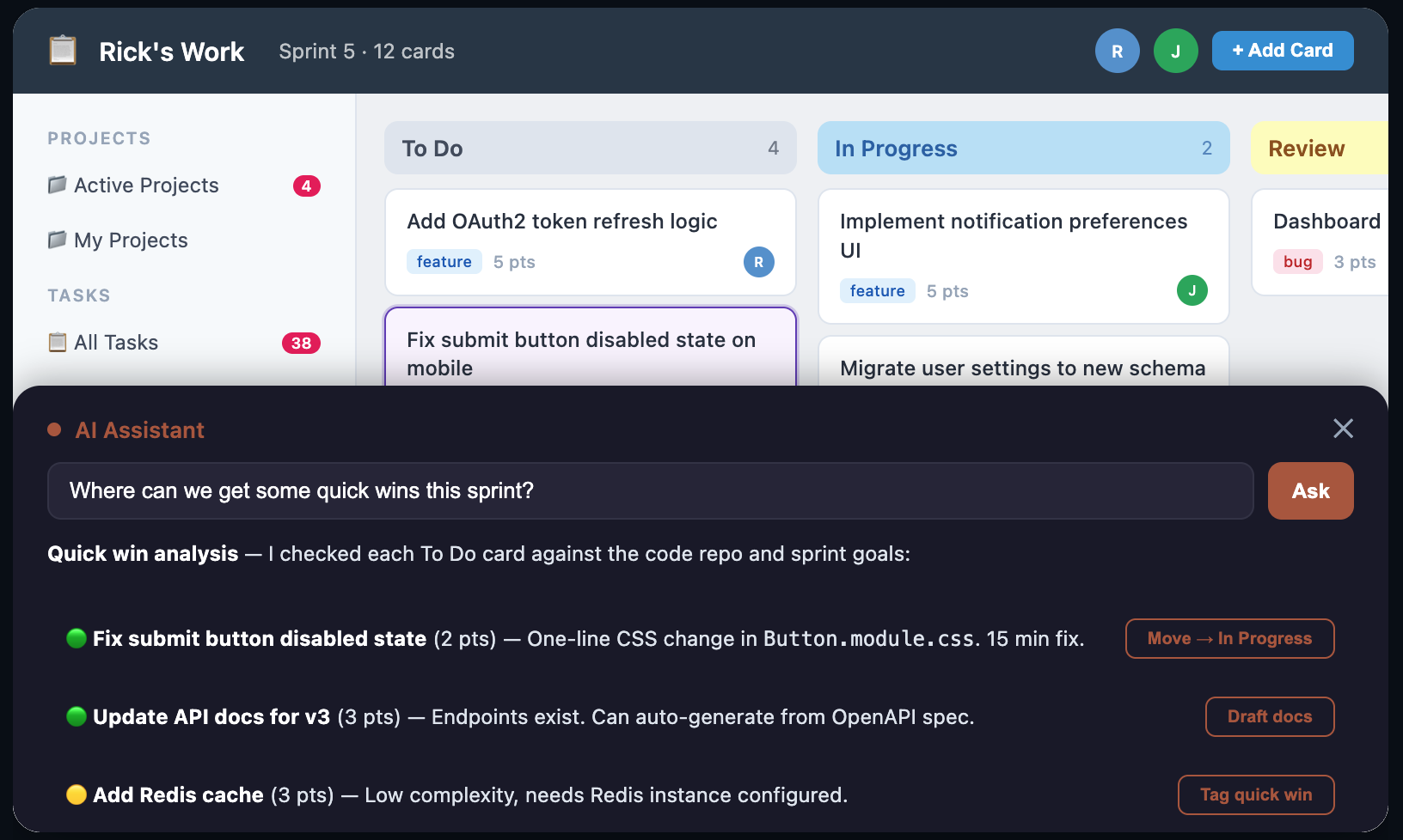 Tasks demo